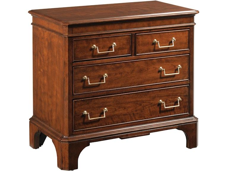American Drew Bedroom Andover Four Drawer Nightstand 426-420 at Norwood Furniture