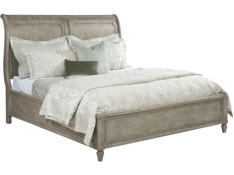 American Drew Bedroom Anna Sleigh Queen Bed Complete 654-304R at Norwood Furniture