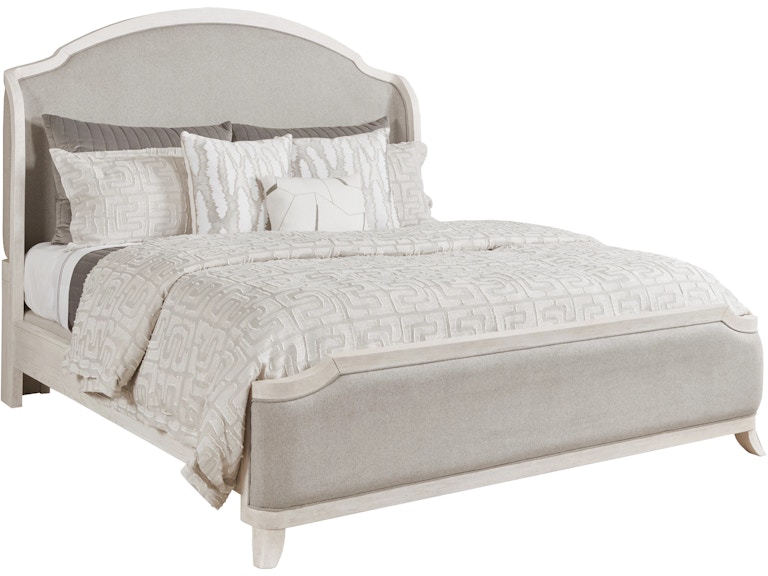 American Drew Bedroom Carlyn Upholstered Queen Bed - Complete 266-313R at Norwood Furniture