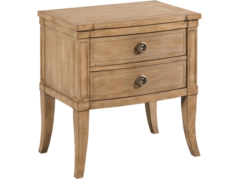 American Drew Bedroom Chastain Two Drawer Nightstand 483-421 at Norwood Furniture