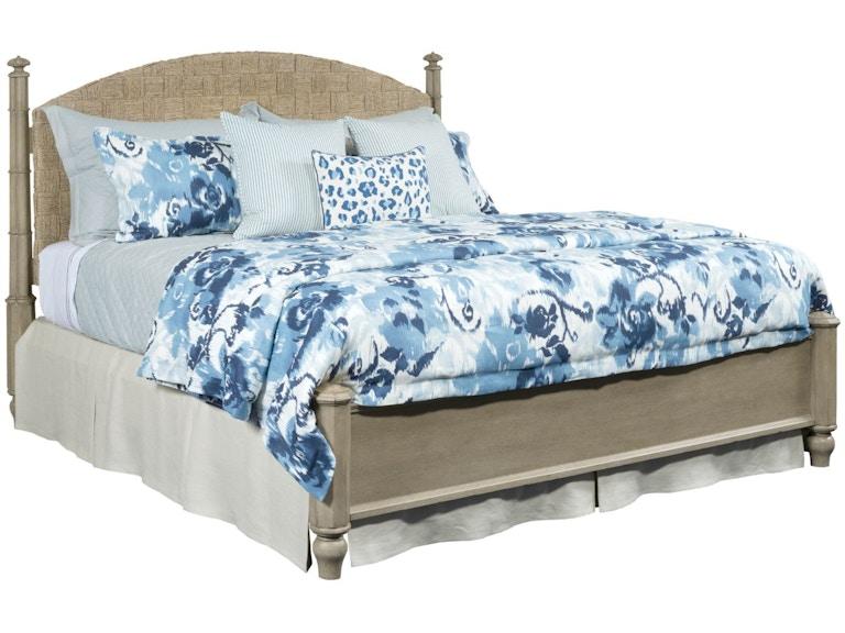 American Drew Bedroom Currituck Low Post Queen Bed Complete 750-324R at Norwood Furniture