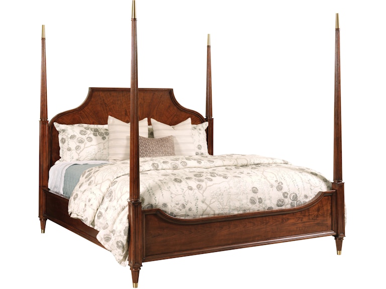 American Drew Bedroom Duncan Queen Poster Bed - Complete 426-324R at Norwood Furniture