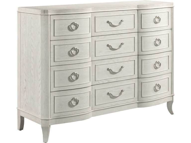 American Drew Bedroom Emelie Twelve Drawer Dresser 266-131 at Norwood Furniture