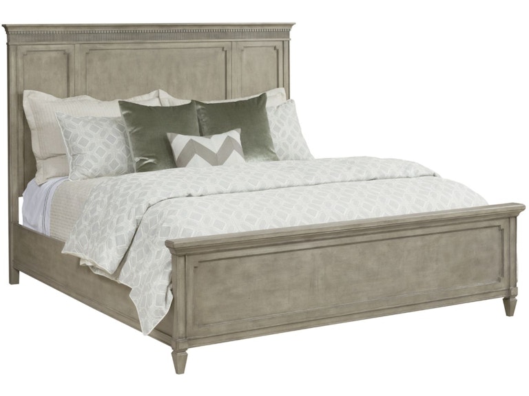 American Drew Bedroom Katrine Panel Queen Bed Complete 654-308R At Norwood Furniture