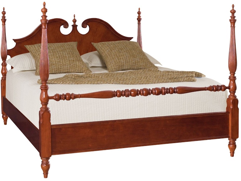 American Drew Bedroom Low Poster Queen Bed - Complete 791-383R at Norwood Furniture