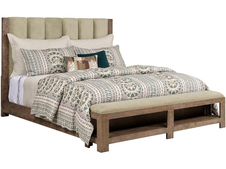 American Drew Bedroom Meadowood Uph Queen Bed Complete 010-333R at Norwood Furniture