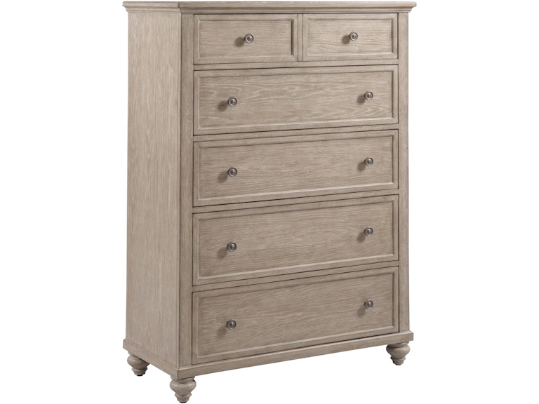 American Drew Bedroom Miriam Five Drawer Chest - Breve 309-216B at Norwood Furniture