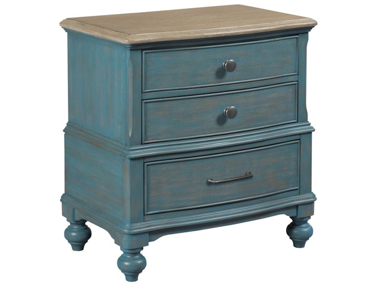 American Drew Bedroom Moray Nightstand Blue 750-420B at Norwood Furniture