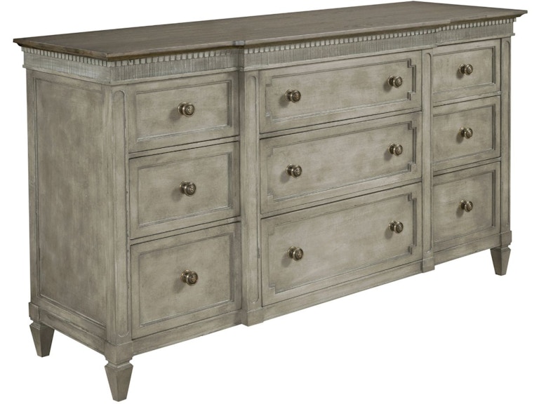 American Drew Bedroom Stockholm Drawer Dresser 654-130 at Norwood Furniture