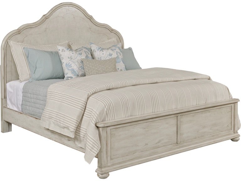 American Drew Bedroom Vignette Queen Panel Bed Package - Creme 309-313CR at Norwood Furniture