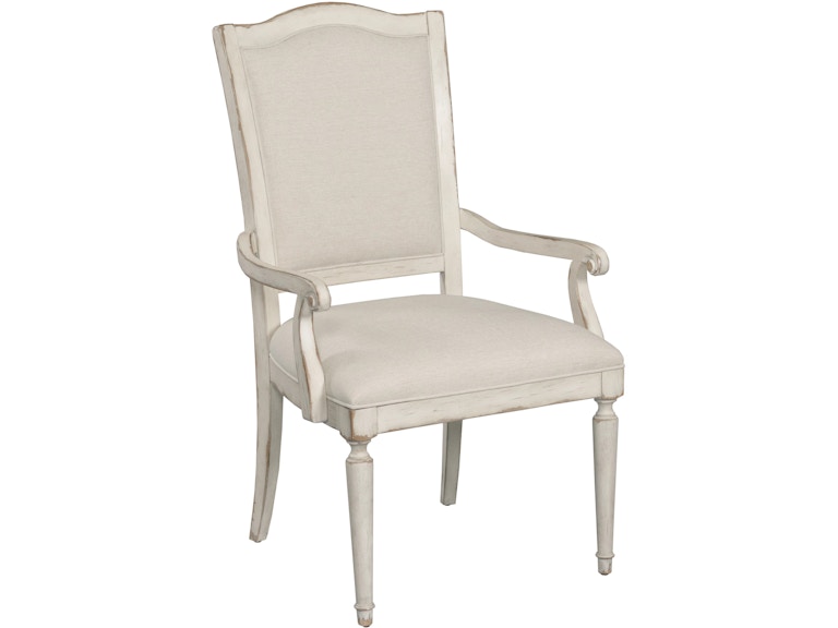 American Drew Casual Dining Daniella Upholstered Arm Chair - Creme 309-623C at Norwood Furniture