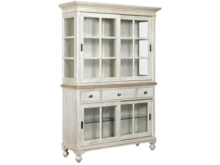 American Drew Casual Dining Sullivan Buffet Hutch Complete 750-850R at Norwood Furniture
