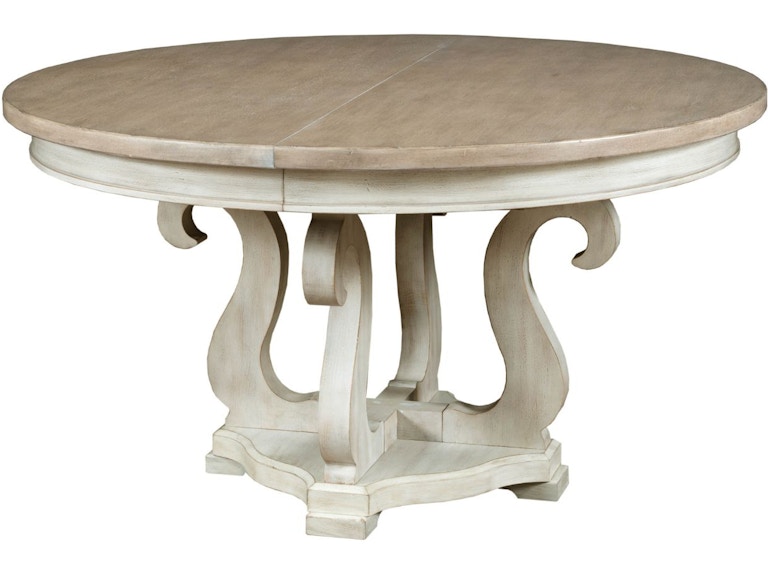 American Drew Casual Dining Sussex Round Dining Table Complete 750-701R at Norwood Furniture