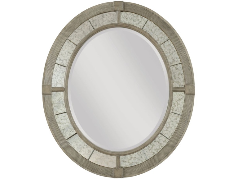 American Drew Mirrors Rococo Oval Mirror 654-020 at Norwood Furniture