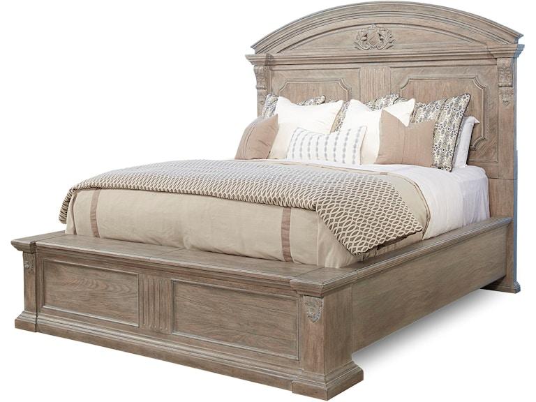 ART Furniture Bedroom 5/0 Chambers Panel Bed-Parch 233155-2802 At Norwood Furniture