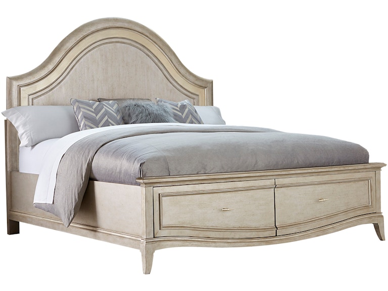 ART Furniture Bedroom 5/0 Upholstered Panel Bed With Storage 406165-2227S2 At Norwood Furniture