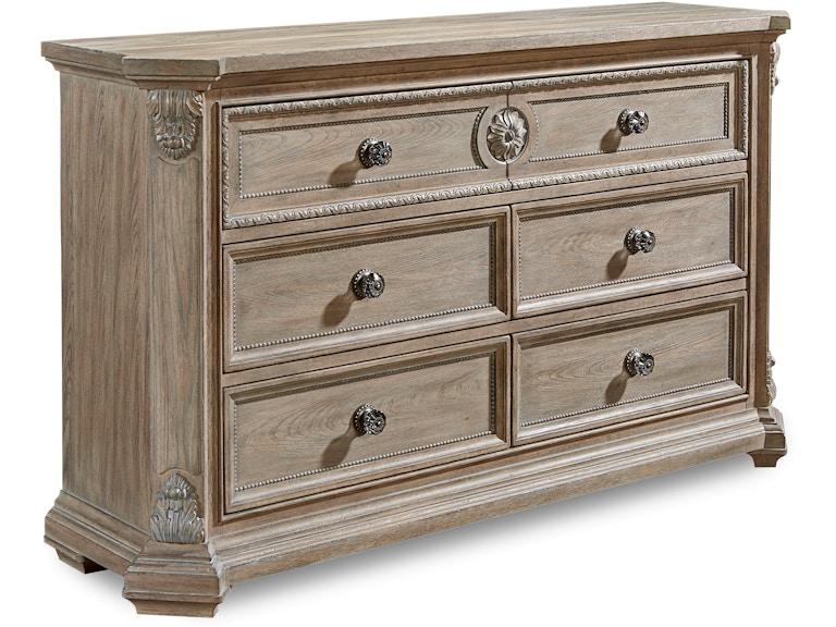 ART Furniture Bedroom Arch Salvage-Grayson Dresser-Parch 233130-2802 at Norwood Furniture
