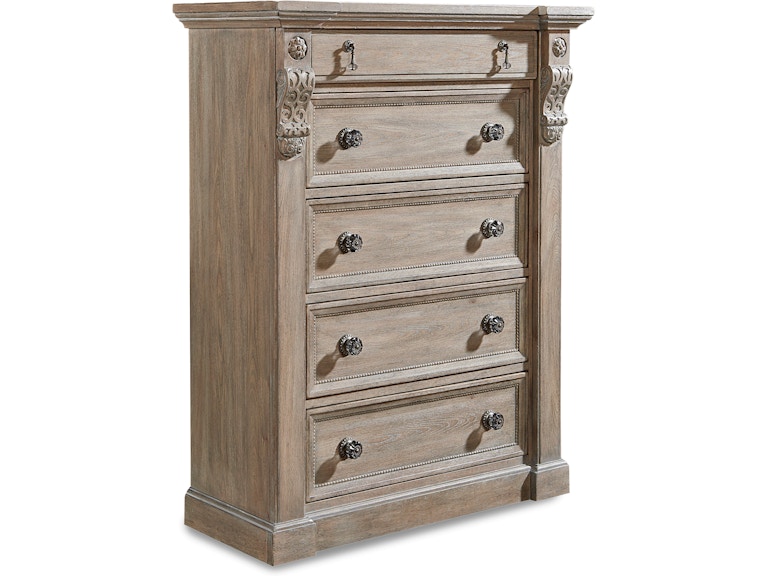 ART Furniture Bedroom Arch Salvage-Jackson Drawer Chest-Parch 233150-2802 at Norwood Furniture