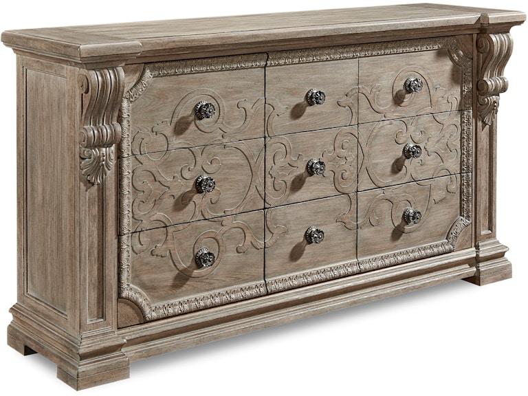 ART Furniture Bedroom Arch Salvage-Wren Dresser-Parch 233131-2802 at Norwood Furniture