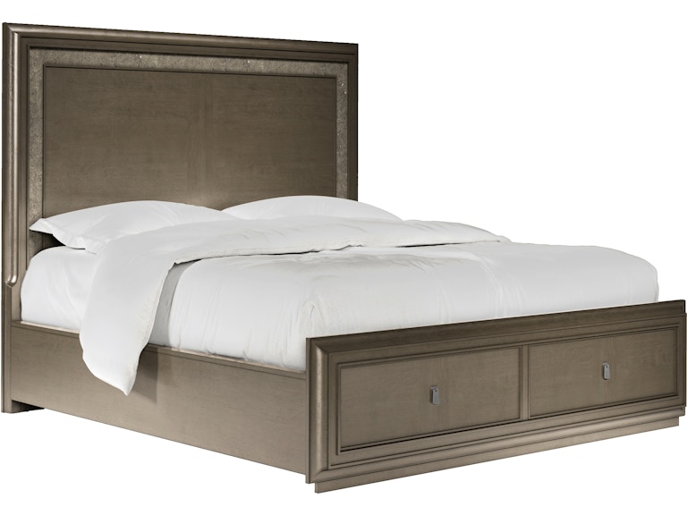 ART Furniture Bedroom Cove Queen Storage Bed 349135-2743 at Norwood Furniture