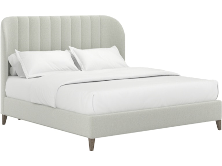 ART Furniture Bedroom Dante Queen Wide Channel Upholstered Bed-Cloud 413125-2743H5 at Norwood Furniture