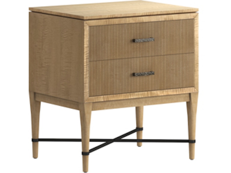 ART Furniture Bedroom Loft Reeded Nightstand 335140-1911 at Norwood Furniture