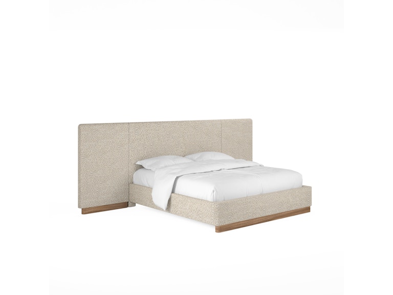 ART Furniture Bedroom Portico-5/0 Upholstered Bed With End Panel 323125-3335W at Norwood Furniture