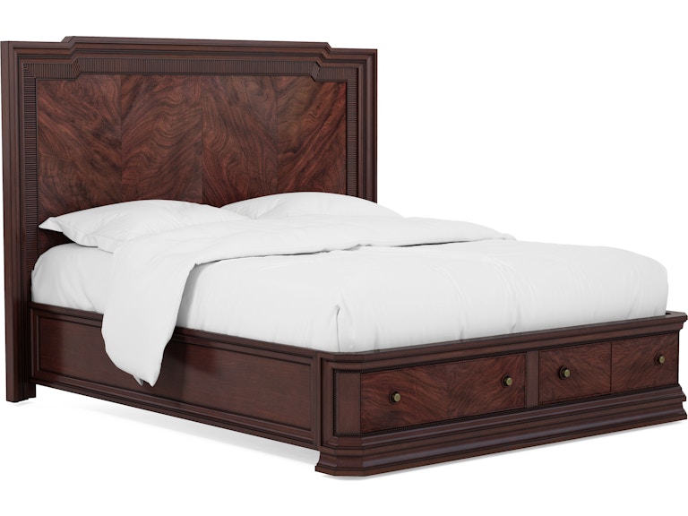 ART Furniture Bedroom Revival Queen Platform Bed 328135-1730 at Norwood Furniture
