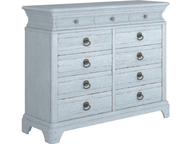 ART Furniture Bedroom Summer Creek Dresser-Shutter Blue 251131-1361 at Norwood Furniture