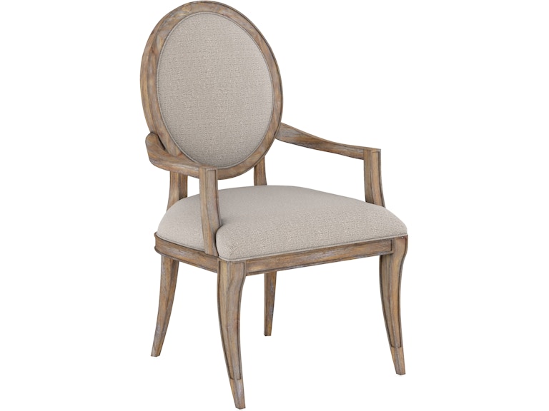 ART Furniture Casual Dining Architrave Oval Arm Chair 277203-2608 at Norwood Furniture