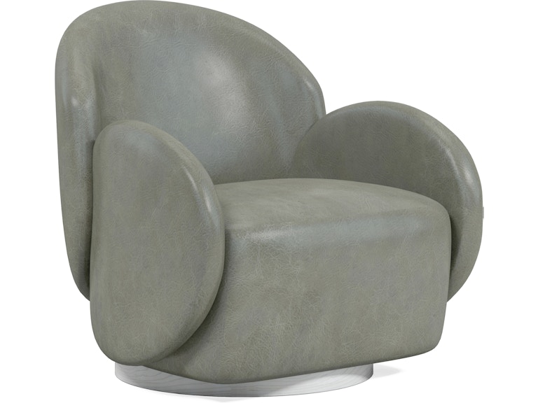 ART Furniture Living Room Rothko Leather Swivel Chair 529526-5517 at Norwood Furniture