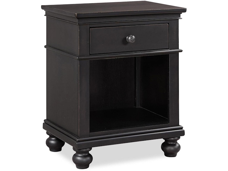 aspenhome Bedroom 1 Drawer Nightstand I07-451N-BLK-1 at Norwood Furniture
