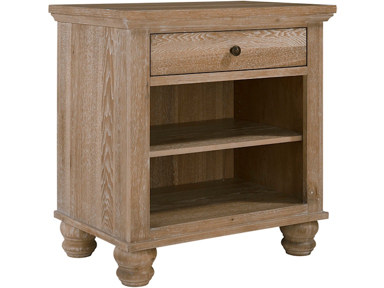 aspenhome Bedroom 1 Drawer Nightstand ICB-451-KHK-1 at Norwood Furniture