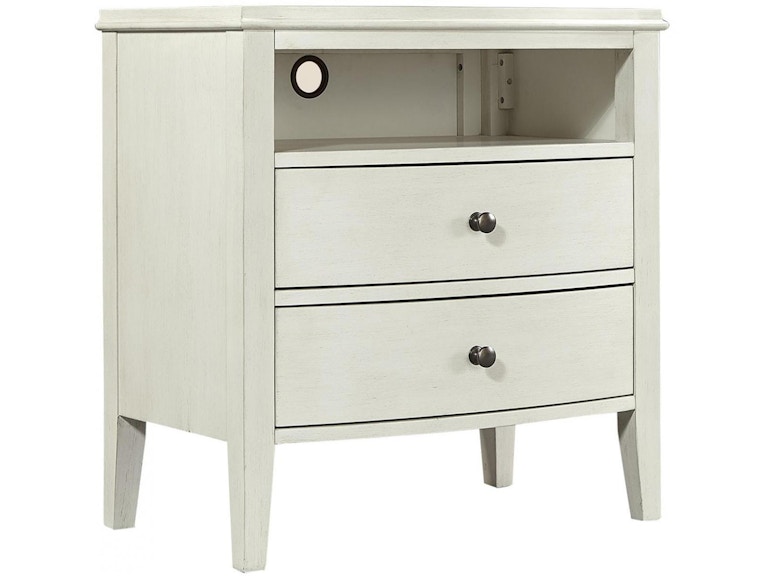 aspenhome Bedroom 2 Drawer Nightstand I218-450-WHT-1 at Norwood Furniture