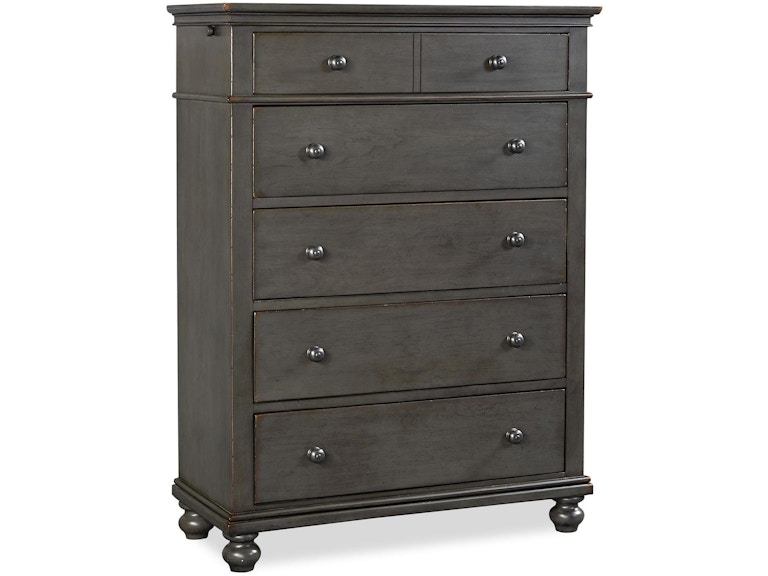 aspenhome Bedroom 5 Drawer Chest I07-456-PEP-1 at Norwood Furniture