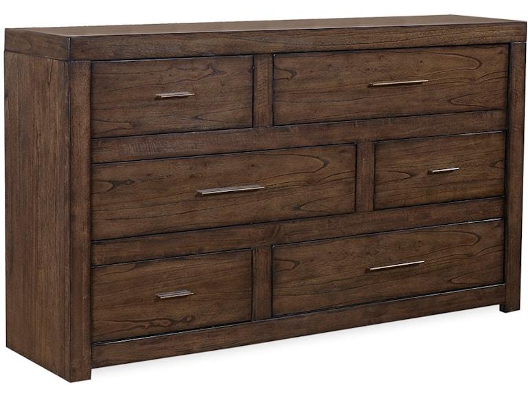 aspenhome Bedroom 6 Drawer Dresser IML-453-BRN-1 at Norwood Furniture