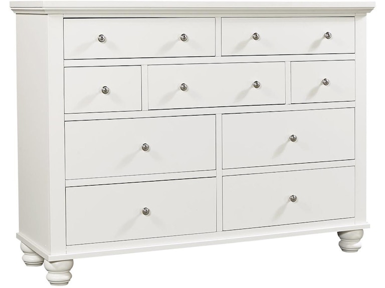 aspenhome Bedroom Chesser ICB-455-WHT-5 at Norwood Furniture