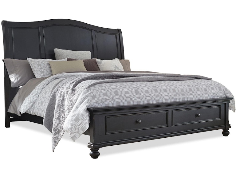 aspenhome Bedroom King Sleigh Bed I07-46 at Norwood Furniture