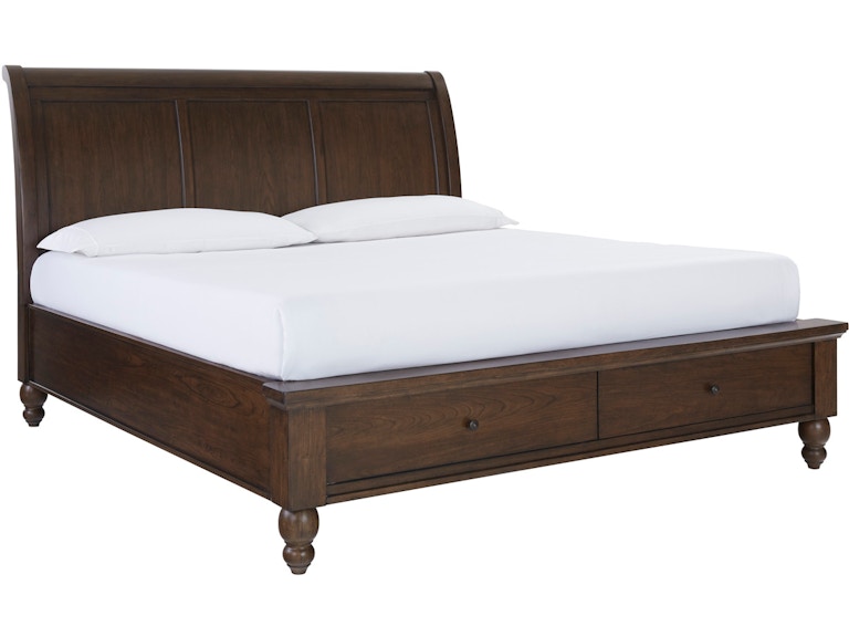 aspenhome Bedroom King Sleigh Bed ICB-289 at Norwood Furniture