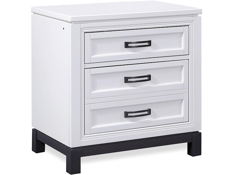 aspenhome Bedroom Liv360 Nightstand I32-450-WHT-1 at Norwood Furniture