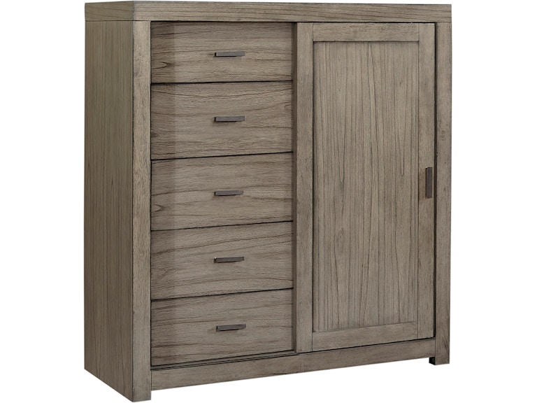 aspenhome Bedroom Sliding Door Chest IML-457-GRY-1 at Norwood Furniture