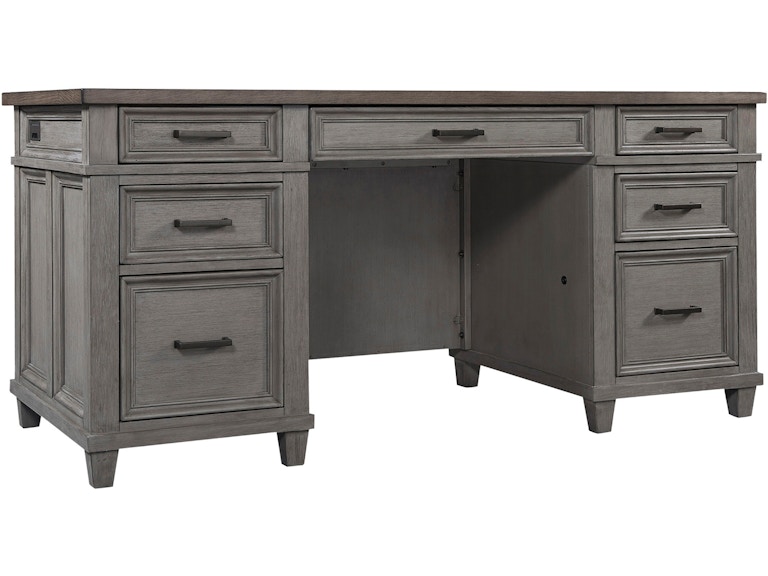 aspenhome Home Office 66 Inch Executive Desk I248-303-SLT-1 at Norwood Furniture