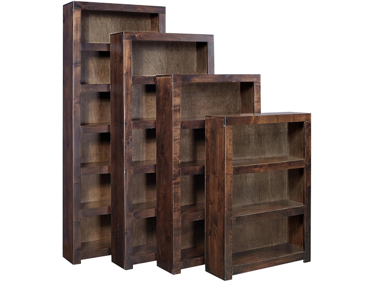 aspenhome Home Office 74 Inch Bookcase DL3472-TOB at Norwood Furniture