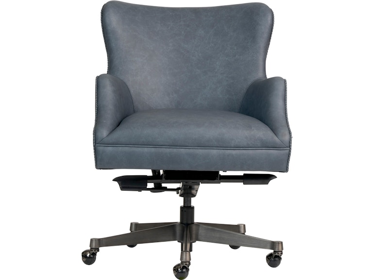 Aspenhome Home Office Blake Exec Chair Venetian Blue A16-3681 At Norwood Furniture