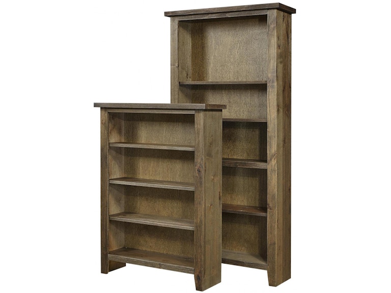 aspenhome Home Office Bookcase 48 InchH 3 adj shelves DG3448-TOB at Norwood Furniture