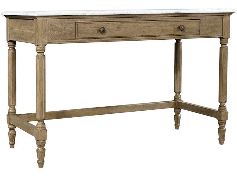 aspenhome Home Office Writing Desk with Marble Top I222-348WD at Norwood Furniture