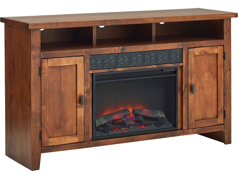 aspenhome Living Room 63 Inch Fireplace Console DG1901-FRT at Norwood Furniture