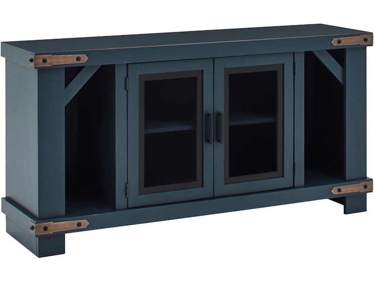 aspenhome Living Room 64 Inch Console with 2 Doors MO1240-MBL at Norwood Furniture