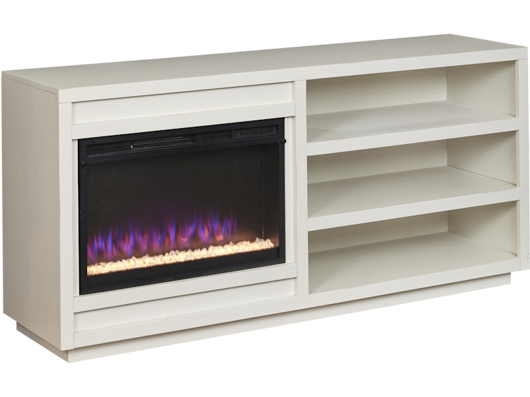 aspenhome Living Room 65 Inch Fireplace Console MAA1942-GRN at Norwood Furniture