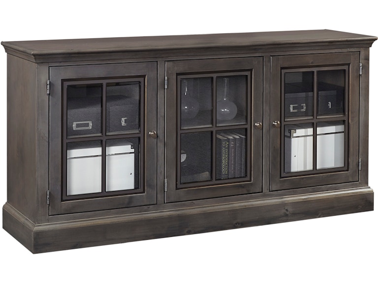 aspenhome Living Room 66 Inch Console with 3 Doors WDR1240-BDL at Norwood Furniture